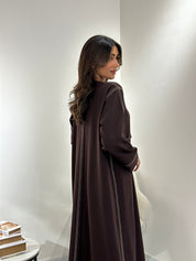 C 1053 Brown Abaya