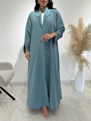 C 1506 Dark Cyan Abaya
