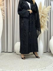 C Black Work Abaya 188