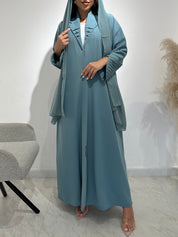 C 1506 Dark Cyan Abaya