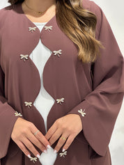 C 1508 Mauve Pink Abaya