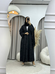 C Black Work Abaya 185