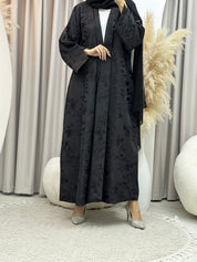 C Black Work Abaya 185