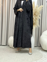 C Black Work Abaya 185