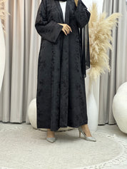 C Black Work Abaya 185