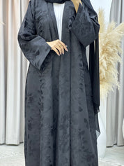C Black Work Abaya 185
