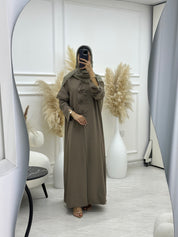 C 1065 Beige Abaya