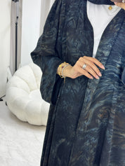 C 1279-02 Moonlight Tie Dye Abaya