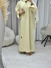 C 1281-01 Butter Yellow Abaya
