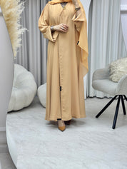 C 1281-02 Peachy Rose Abaya