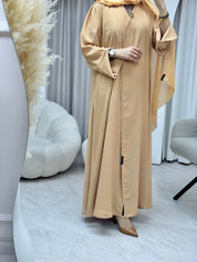C 1281-02 Peachy Rose Abaya