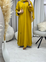 C 1281-04 Mustard Spice Abaya
