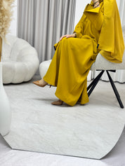 C 1281-04 Mustard Spice Abaya