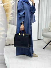 C 1285-04 Cobalt Blue Travel Set Abaya