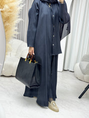 C 1285-01 Dark Grey Travel Set Abaya