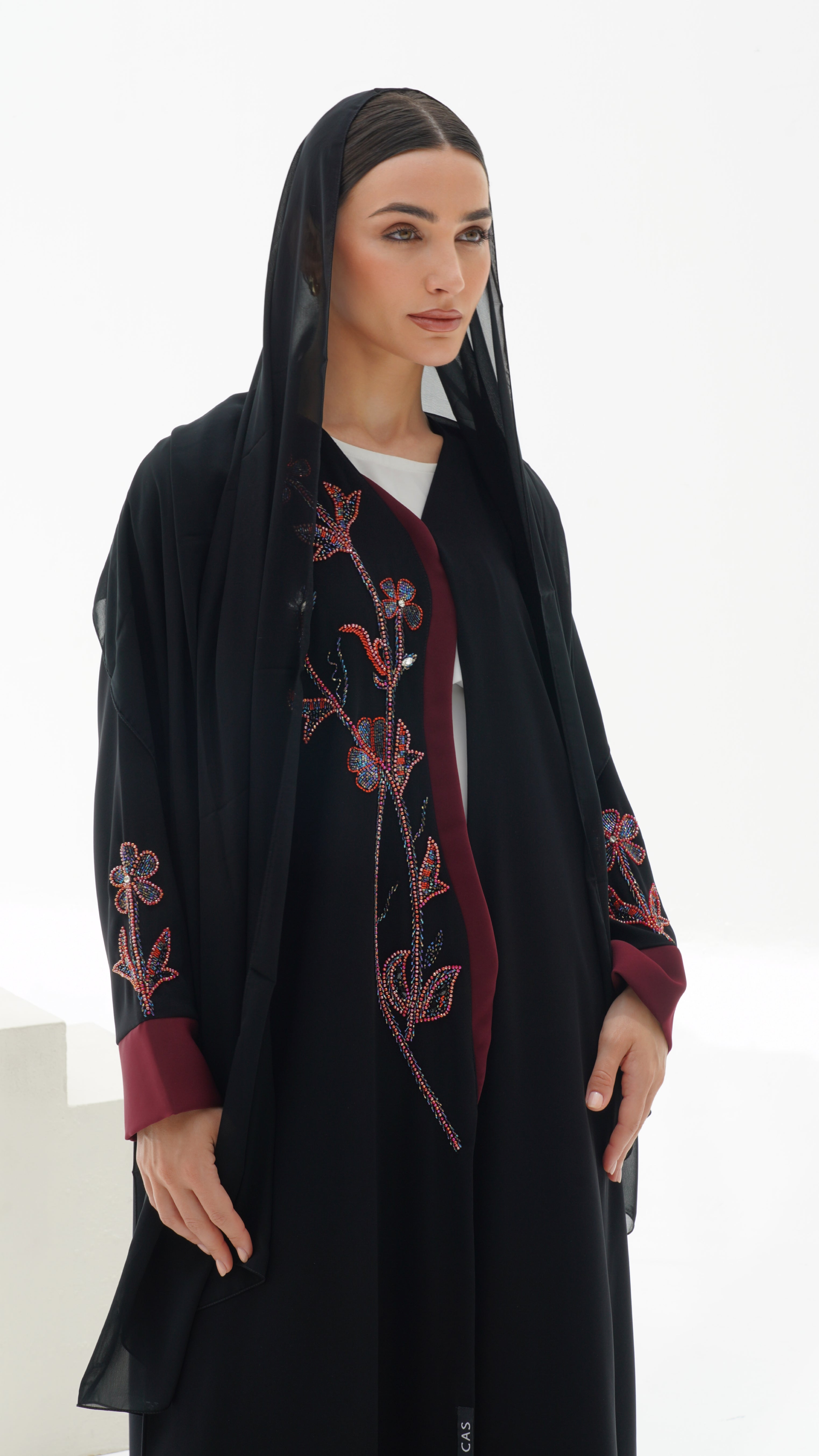 C 1113 Black Abaya