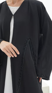 C 1120 Black Abaya