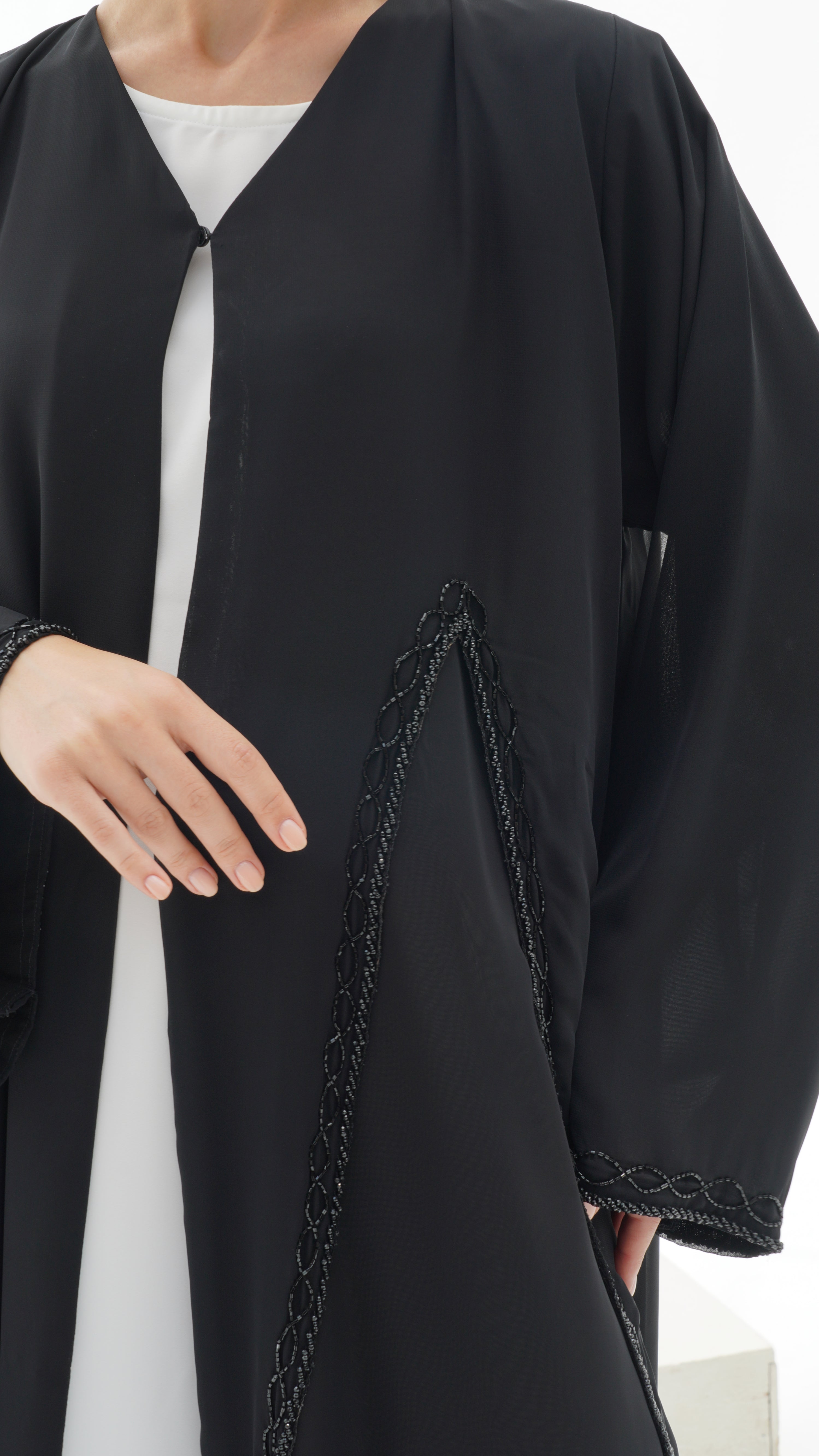 C 1120 Black Abaya