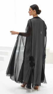 C 1128 Black Abaya