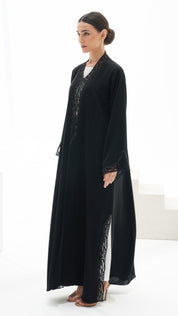 C 1118 Black Abaya
