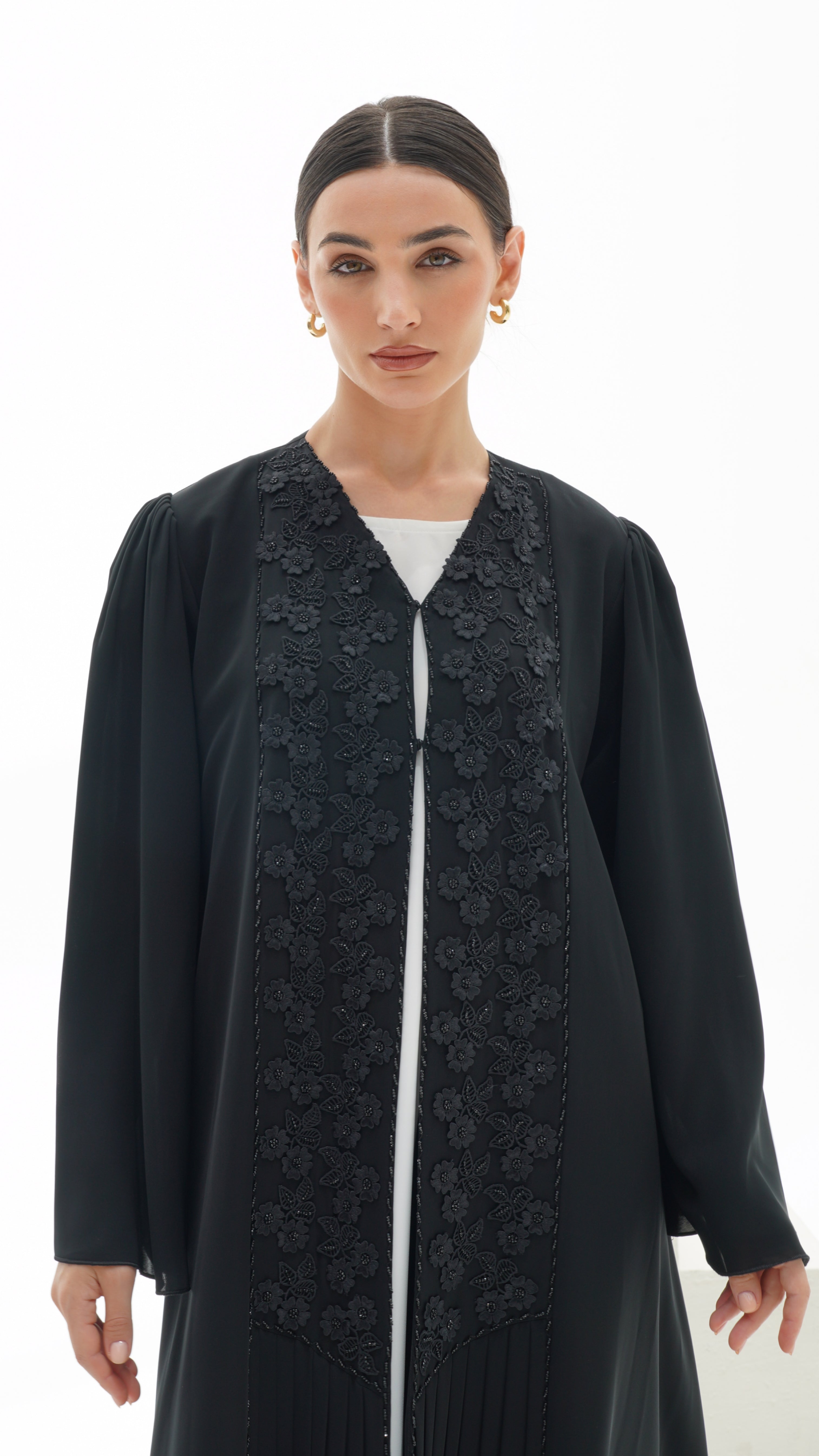 C 1116 Black Abaya