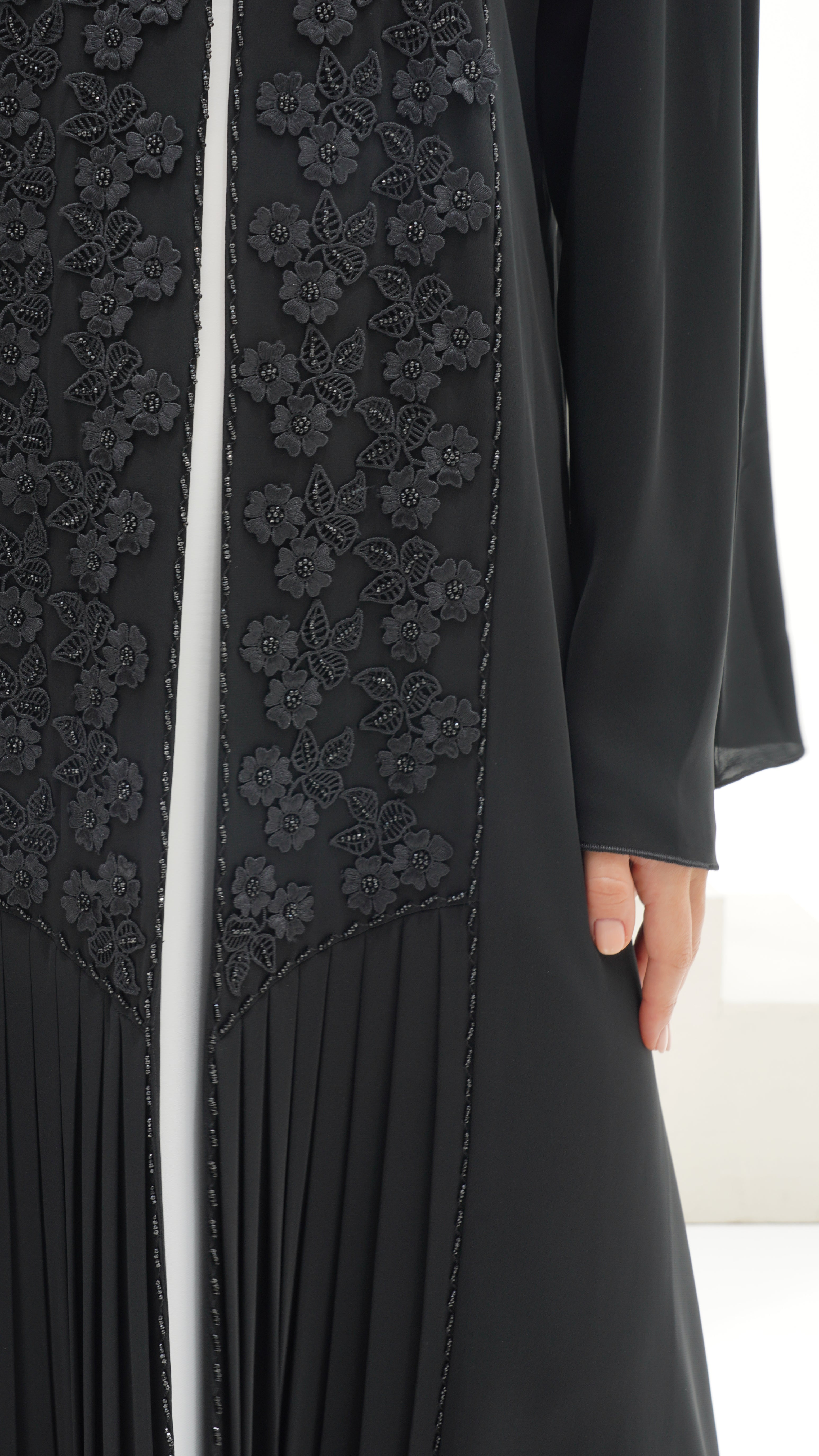 C 1116 Black Abaya