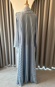 C 1384-03 Baby Blue Coat Abaya