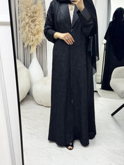 C 1332 Black Coat Abaya