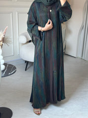C 0865 Premium Green Coat Abaya