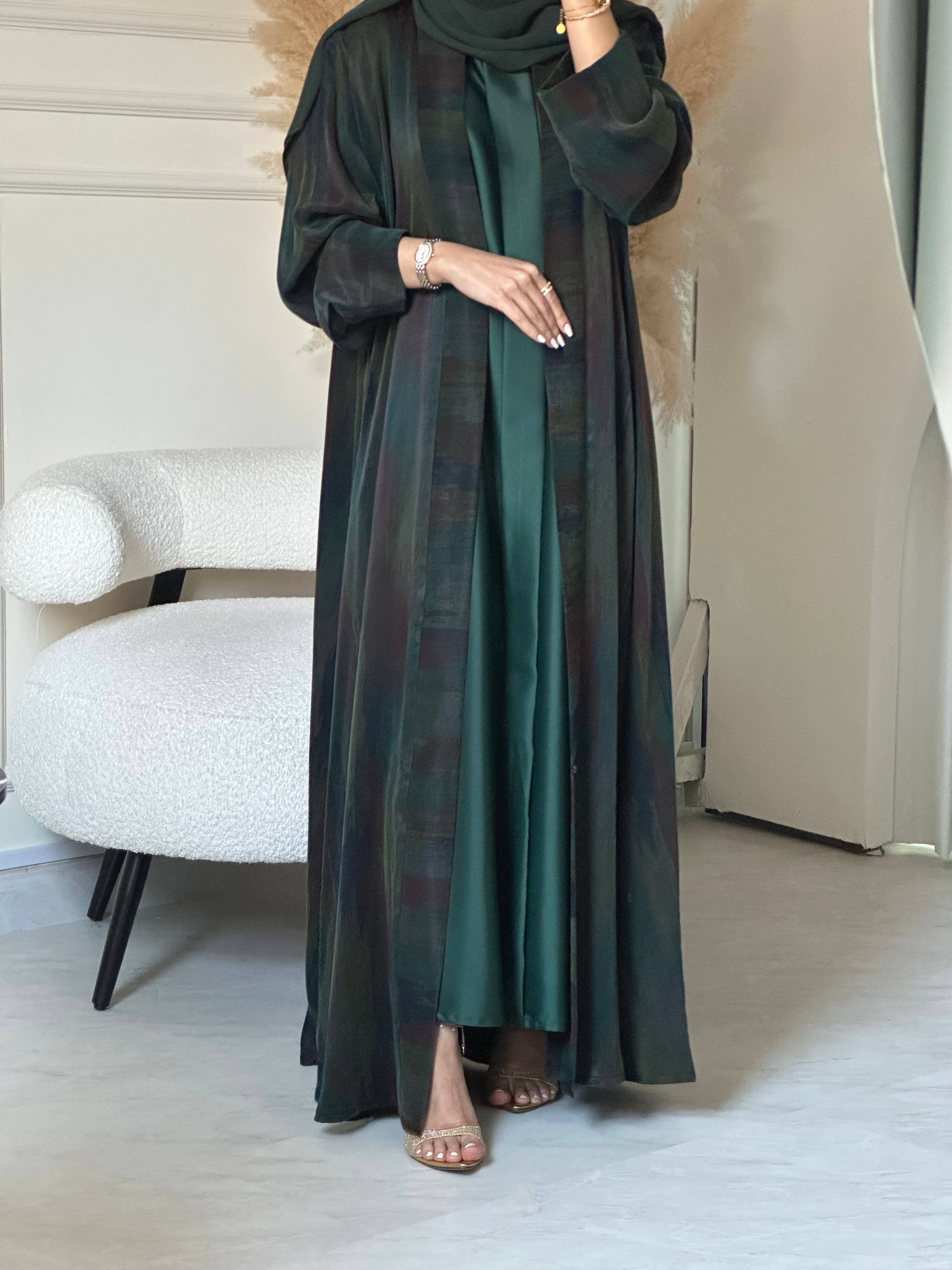 C 0864 Premium Green Abaya