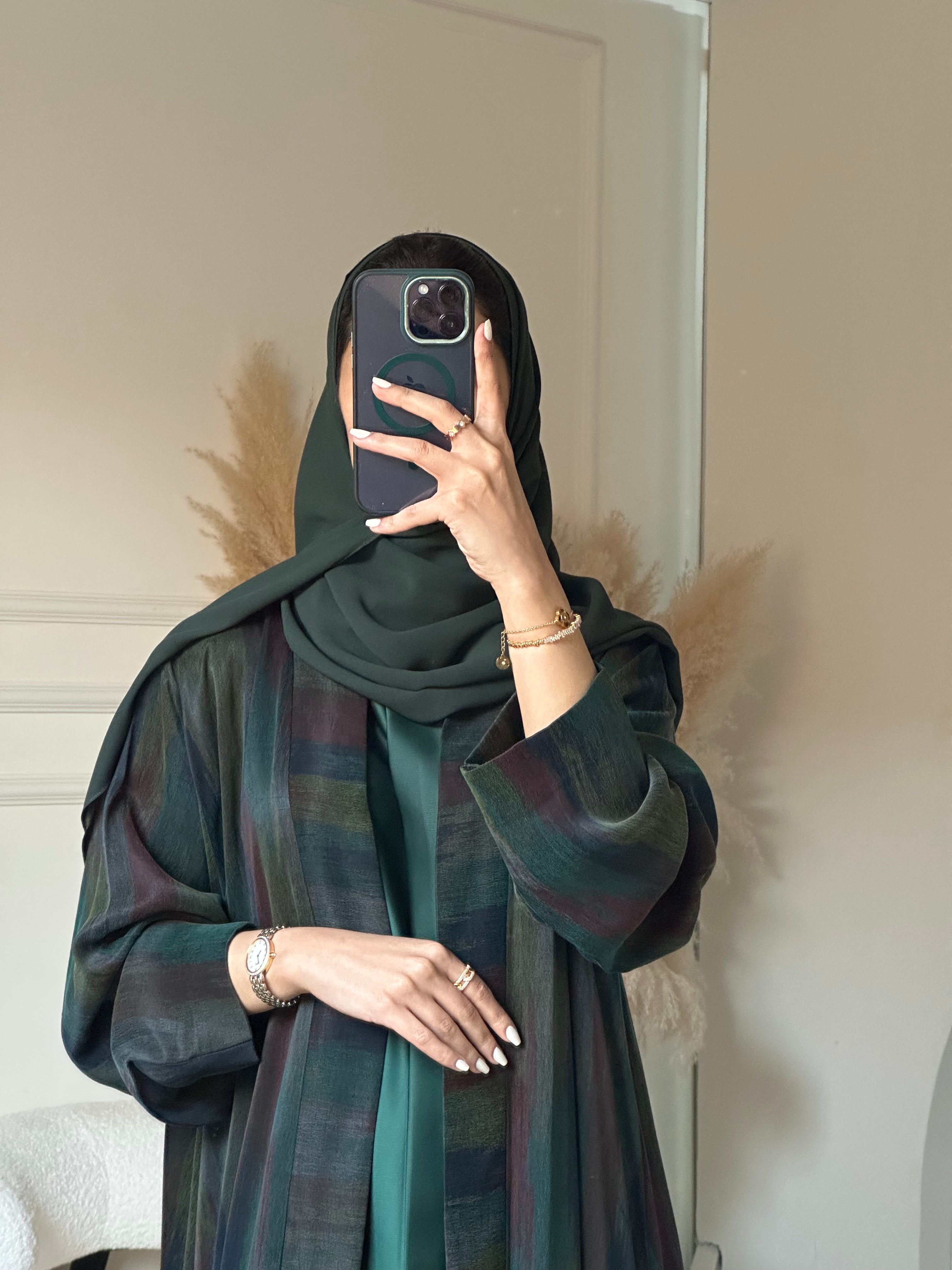 C 0864 Premium Green Abaya