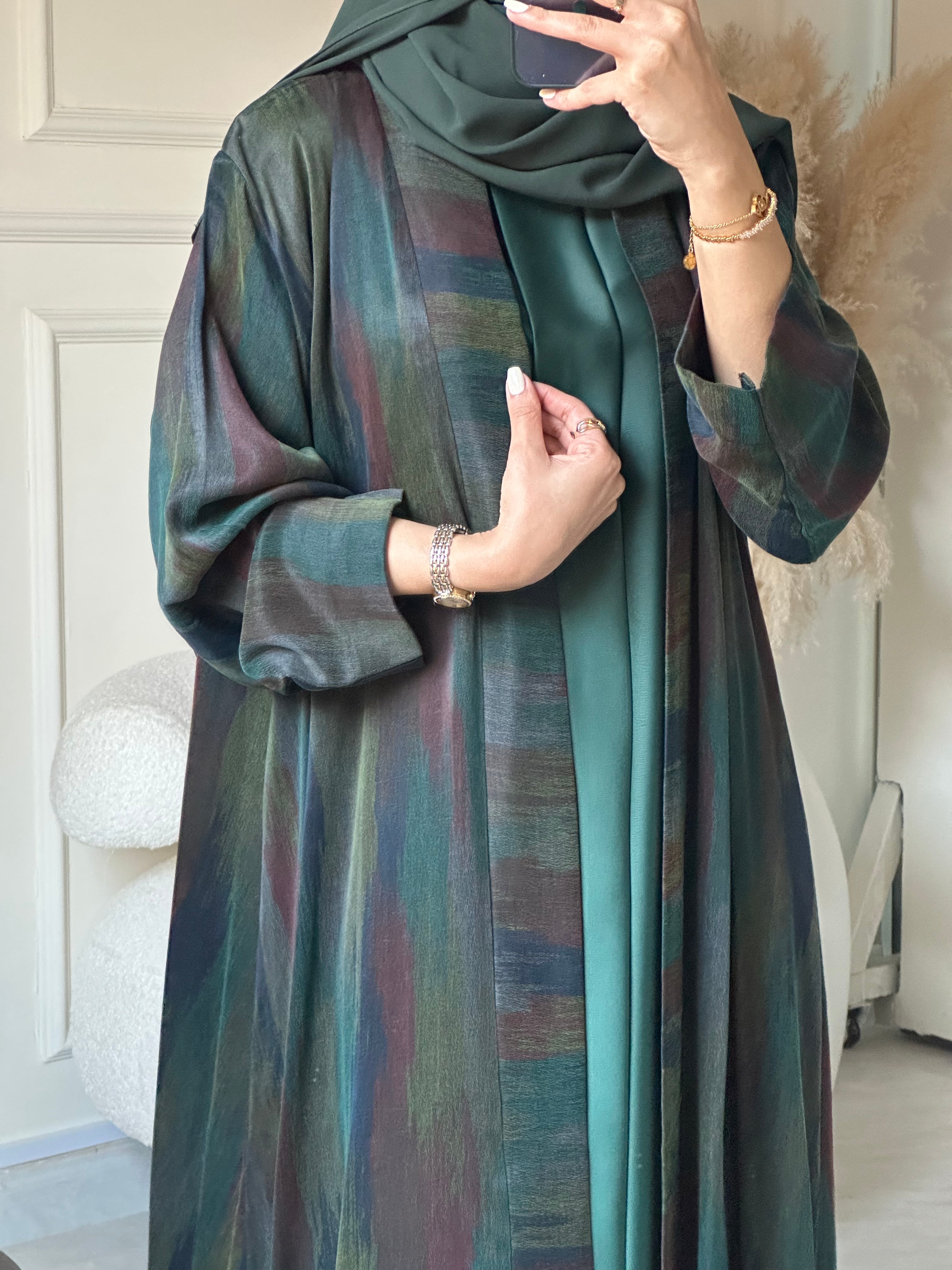 C 0864 Premium Green Abaya