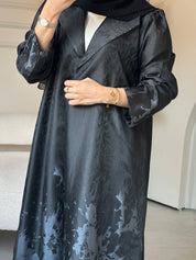 C 0863-03 Grey Coat Abaya
