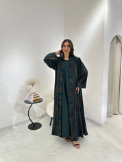 C 0877-01 Premium Green Abaya