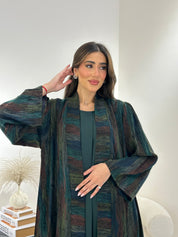 C 0877-01 Premium Green Abaya