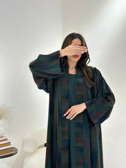 C 0877-02 Premium Green Abaya