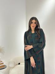 C 0877-02 Premium Green Abaya