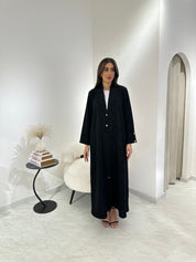 C 0886 Black Coat Abaya