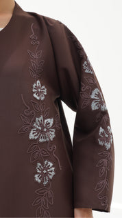 C 1149 Brown Abaya