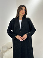 C 0886 Black Coat Abaya