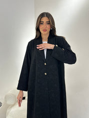C 0886 Black Coat Abaya