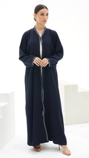C 1151 Navy Blue Abaya