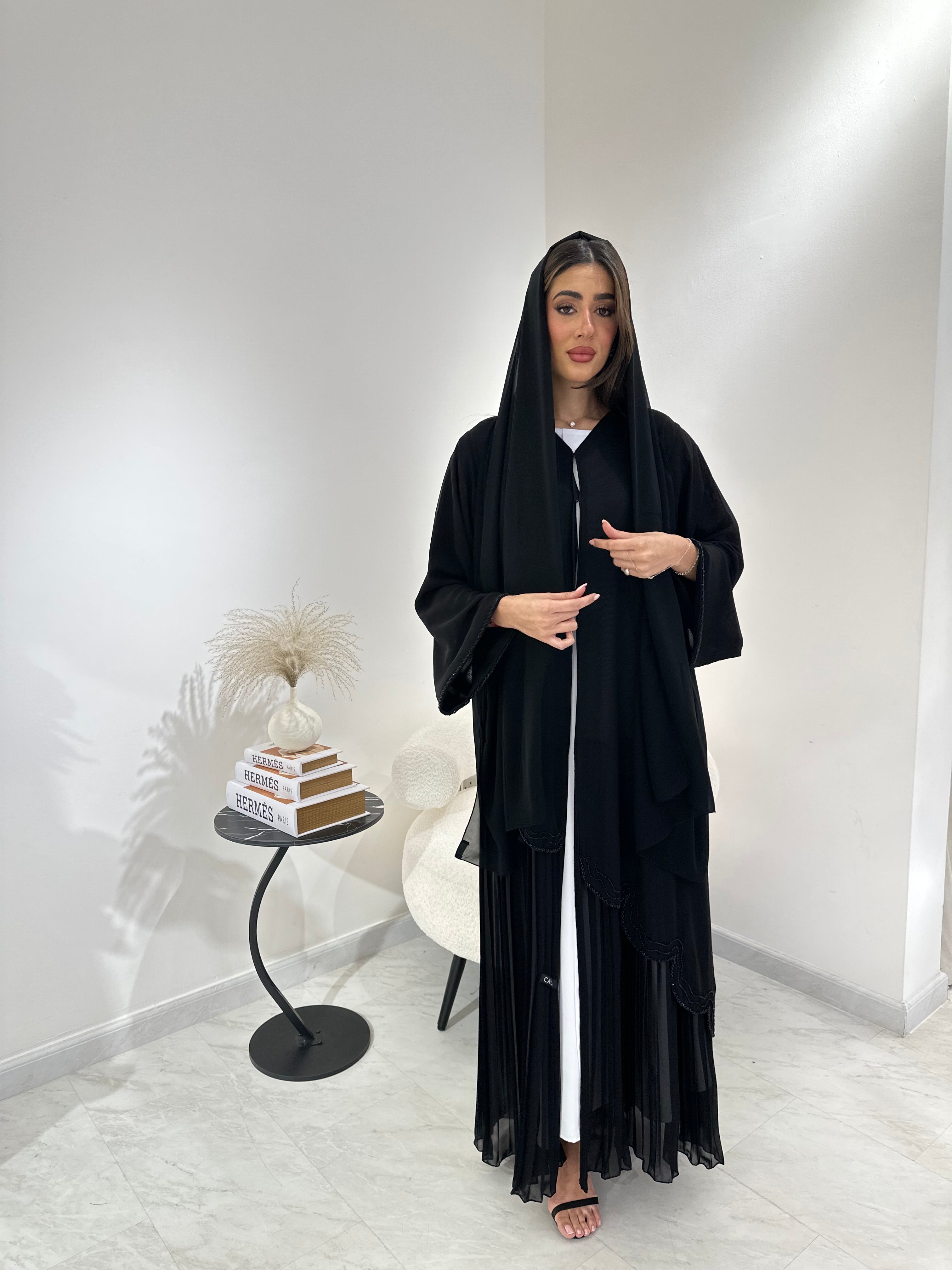 C 0865 Black Eid Abaya