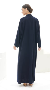 C 1151 Navy Blue Abaya