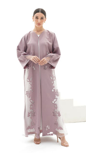 C 1153 Lilac Abaya