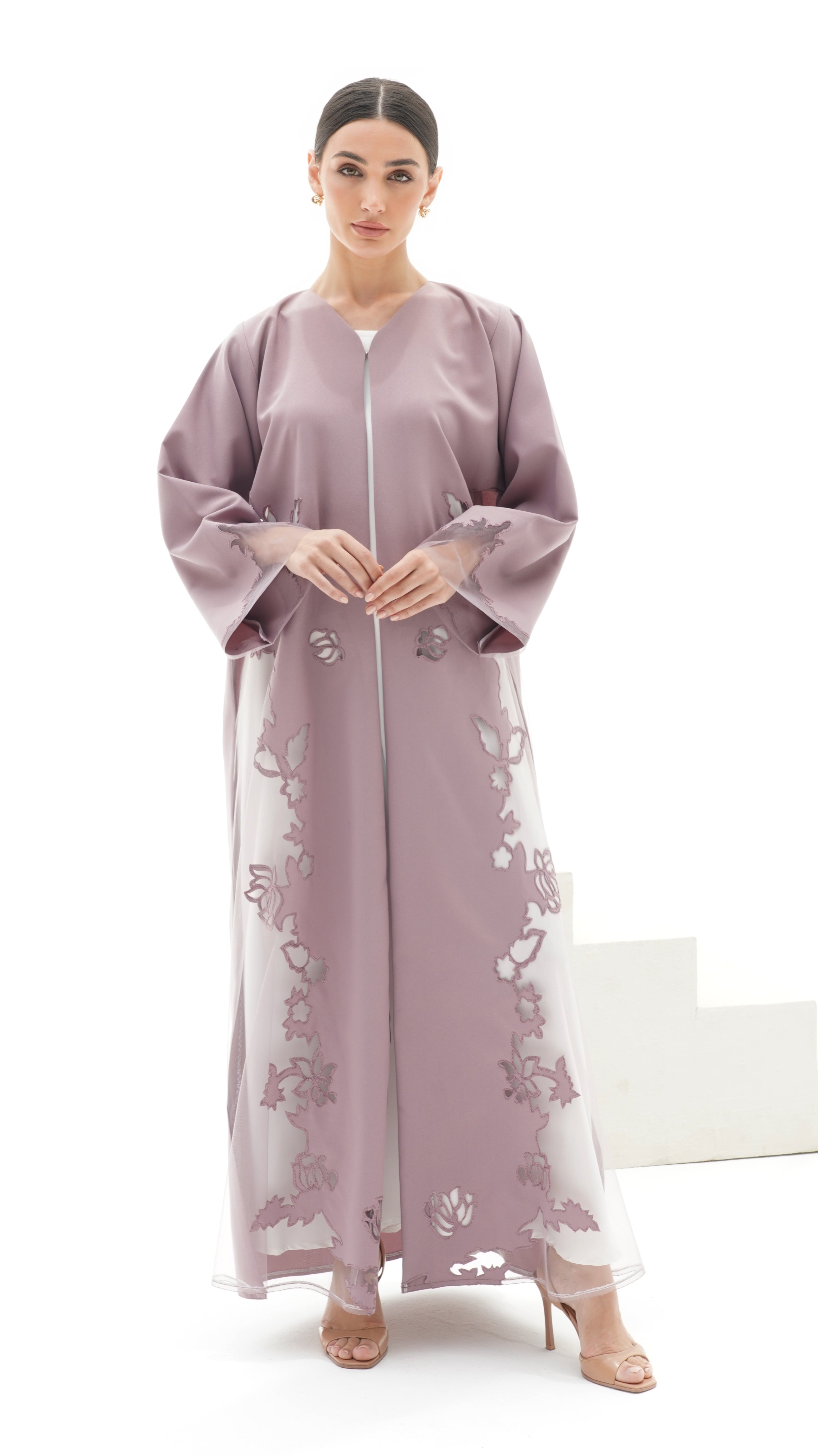 C 1153 Lilac Abaya