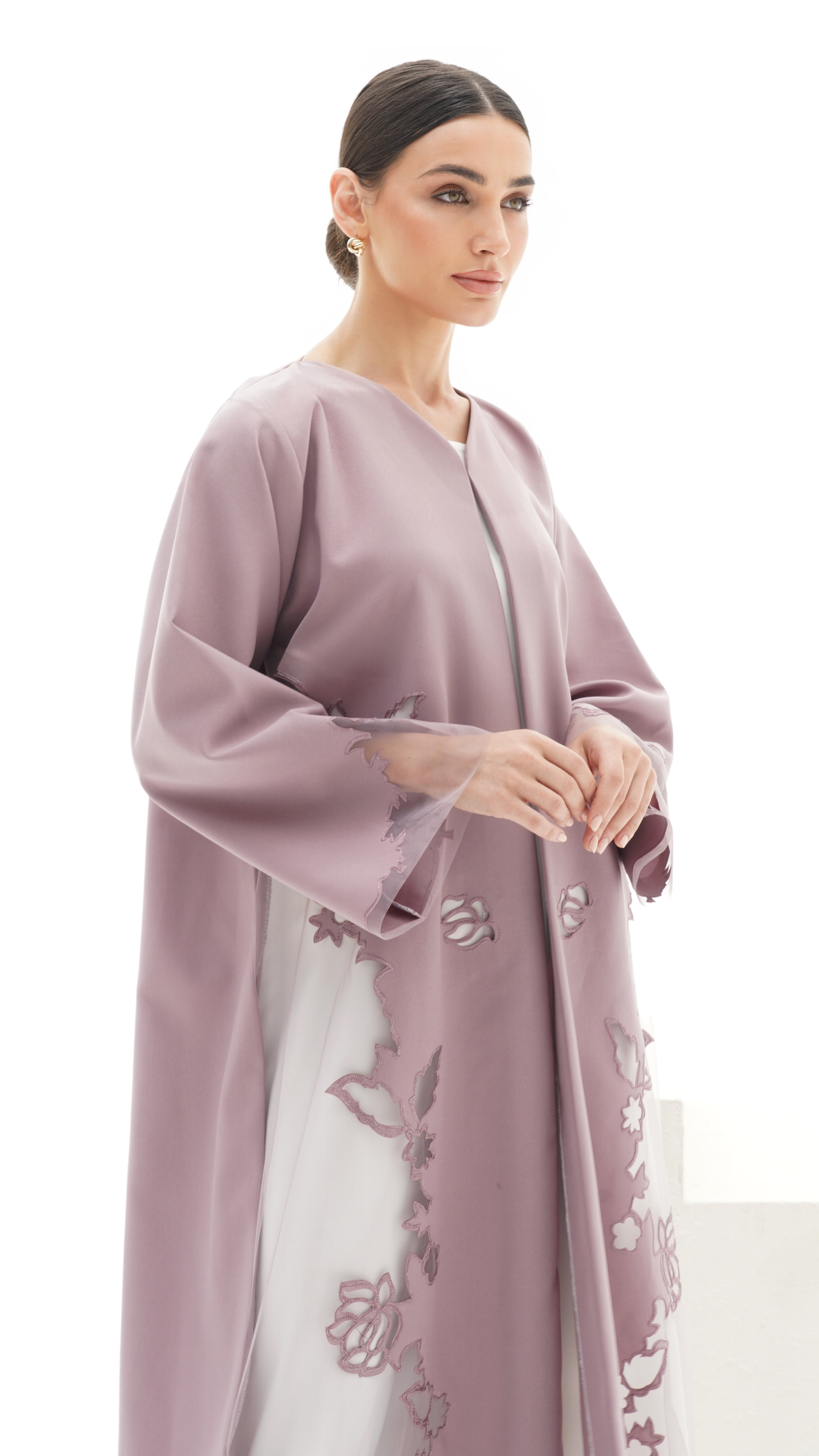 C 1153 Lilac Abaya