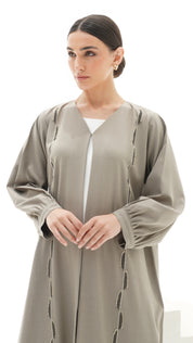 C 1154 Khaki Abaya