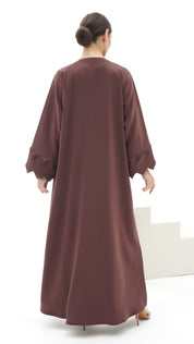 C 1155 Purple Abaya
