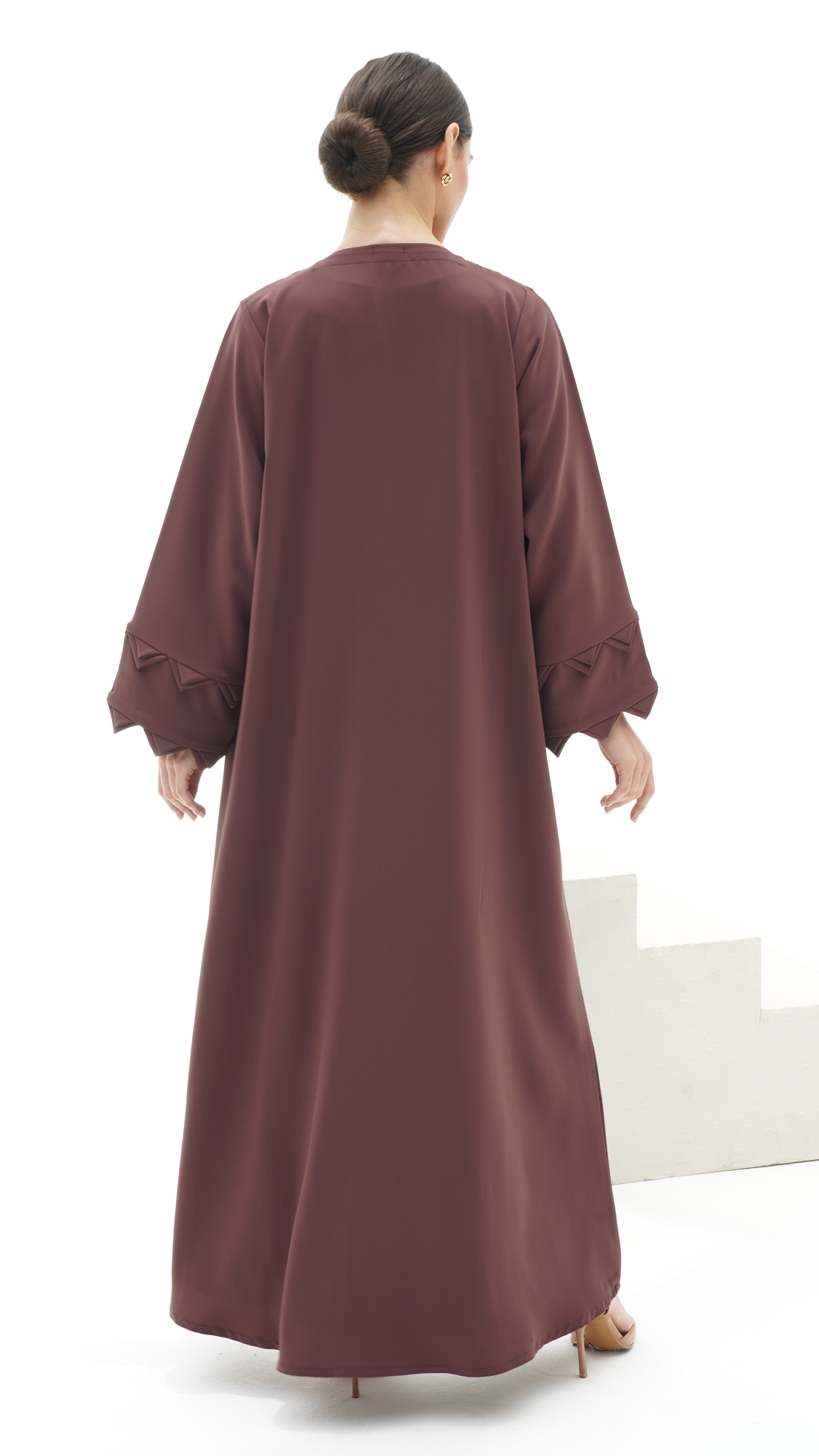 C 1155 Purple Abaya